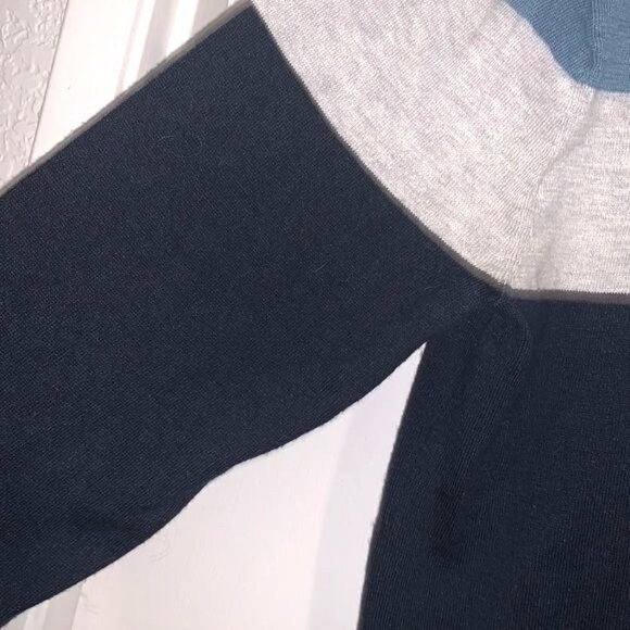 Claiborne Mens Colorblock Sweater  Size S  100% Cotton  Made In China - Picture 4 of 8